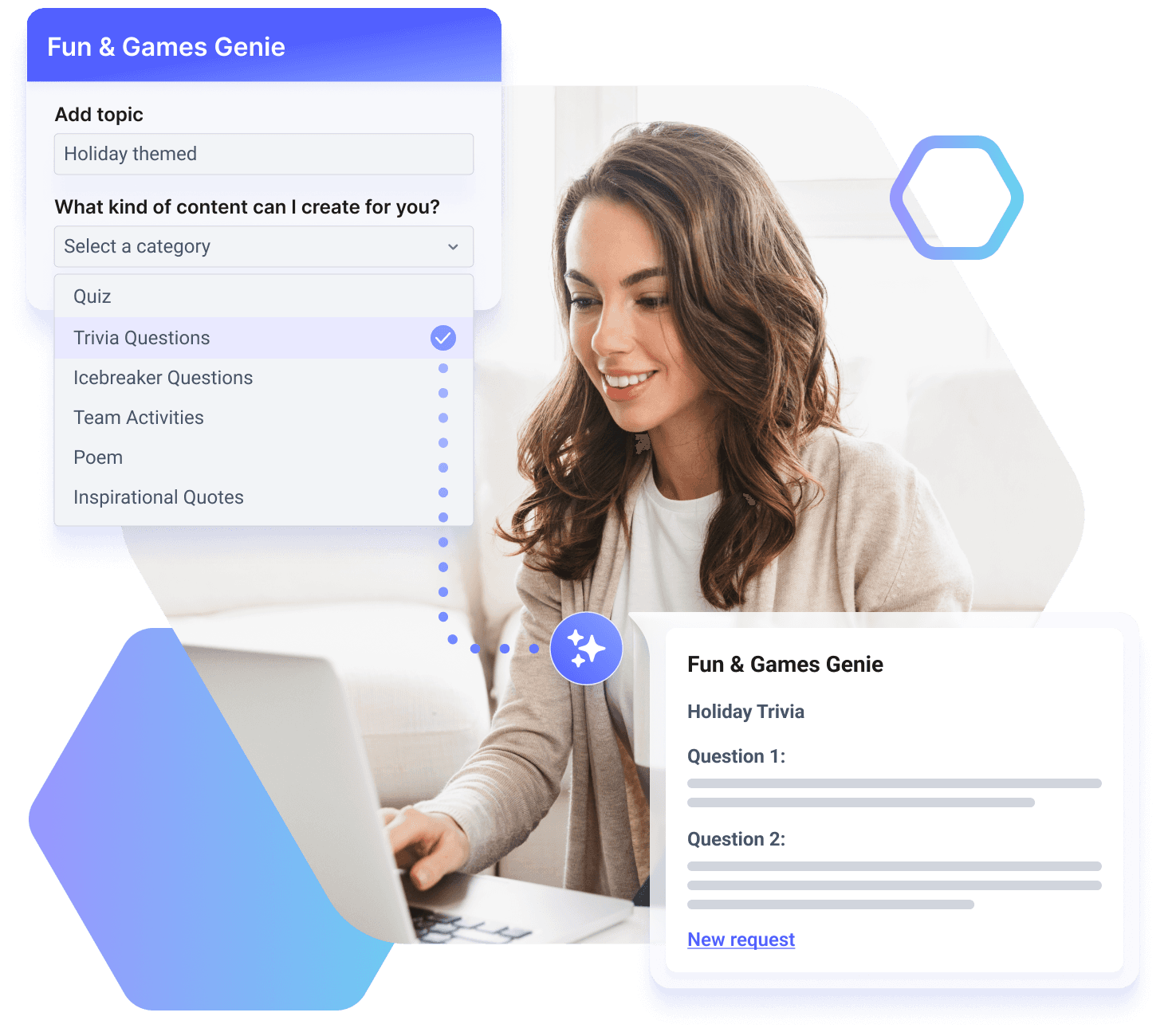 Generative AI supports employee engagement with Fun & Games Genie.